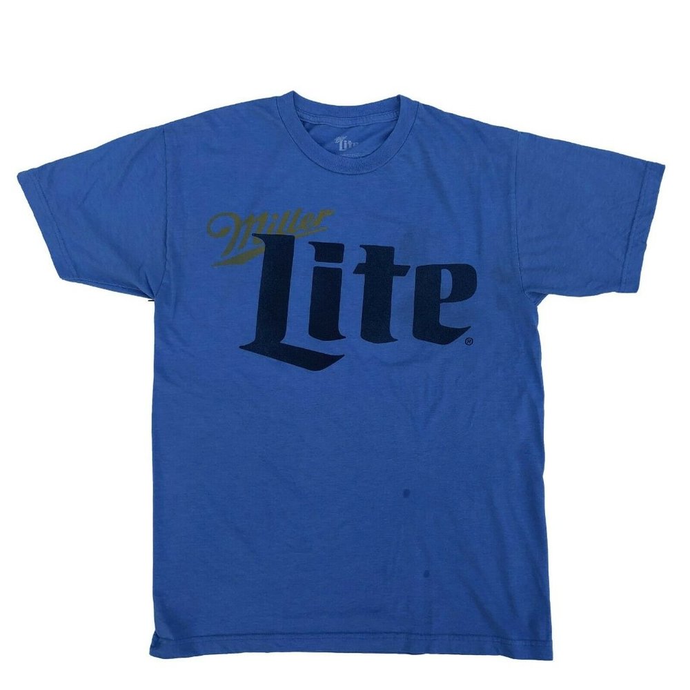 Miller Lite Crewneck Short Sleeves Graphic T-Shirt